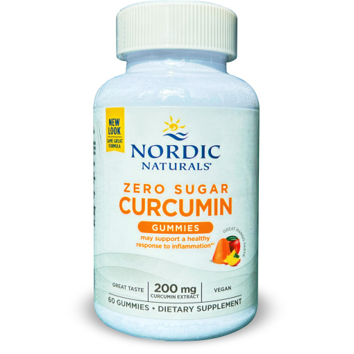 Zero Sugar Curcumin Gummies - 200mg (60)